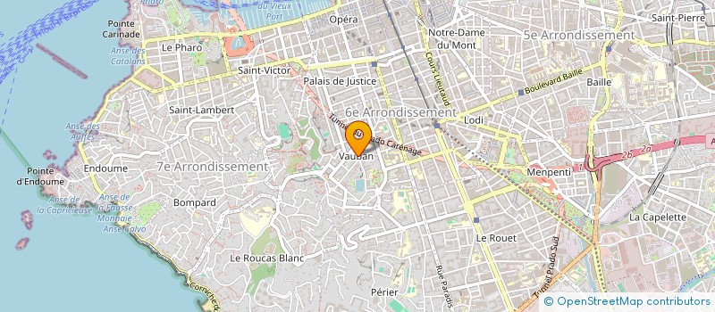 localisation de l'entreprise MONSIEUR MATHIEU CORBANI à MARSEILLE