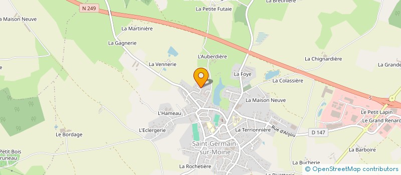 localisation de l'entreprise MONSIEUR MATHIEU CORBET à SEVREMOINE