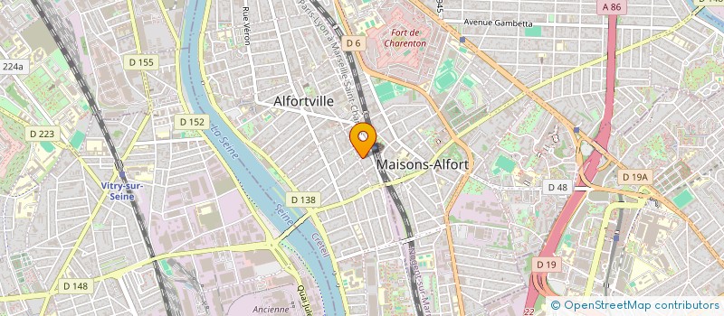 localisation de l'entreprise MONSIEUR MATHIEU CORBIN à ALFORTVILLE