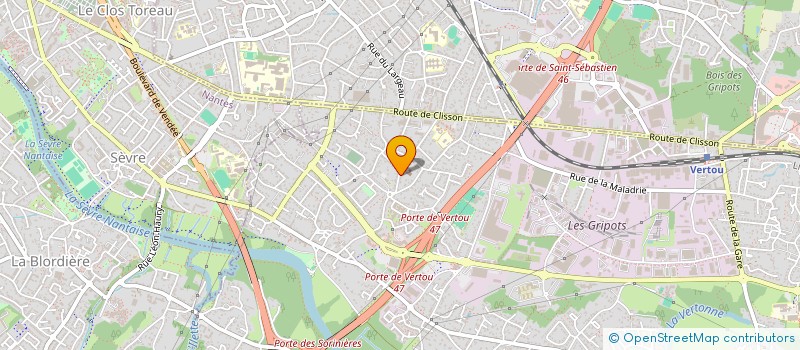 localisation de l'entreprise MONSIEUR MATHIEU CORGNET à VERTOU