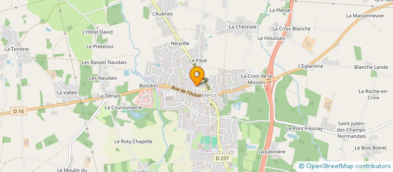 localisation de l'entreprise MONSIEUR MATHIEU CORMIER  HERIC