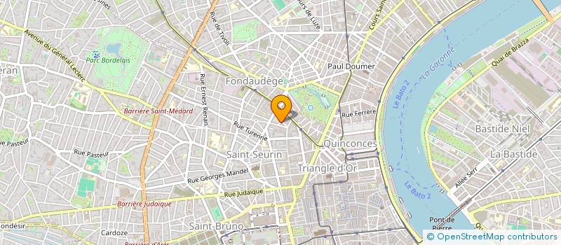 localisation de l'entreprise MONSIEUR MATHIEU CORNET  BORDEAUX