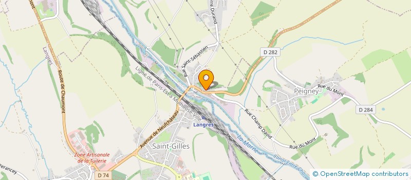 localisation de l'entreprise MONSIEUR MATHIEU CORROY à CHAMPIGNY-LES-LANGRES