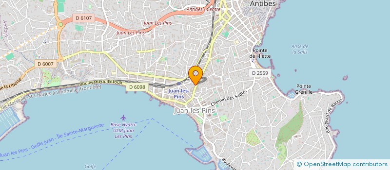 localisation de l'entreprise MONSIEUR MATHIEU CORTASSA  ANTIBES
