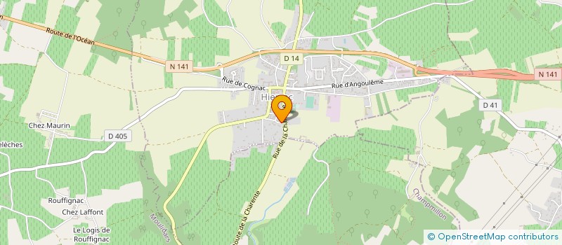 localisation de l'entreprise MONSIEUR MATHIEU COSSE à HIERSAC