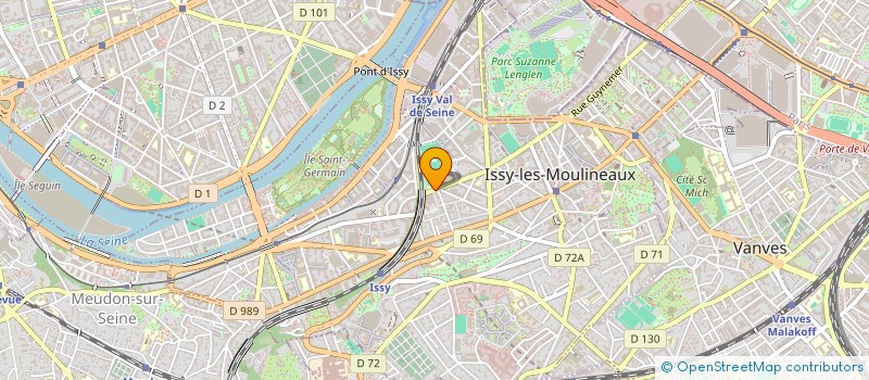 localisation de l'entreprise MONSIEUR MATHIEU COSSON à ISSY-LES-MOULINEAUX