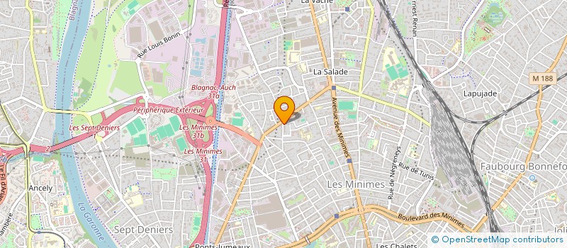 localisation de l'entreprise MONSIEUR MATHIEU COSTE  TOULOUSE