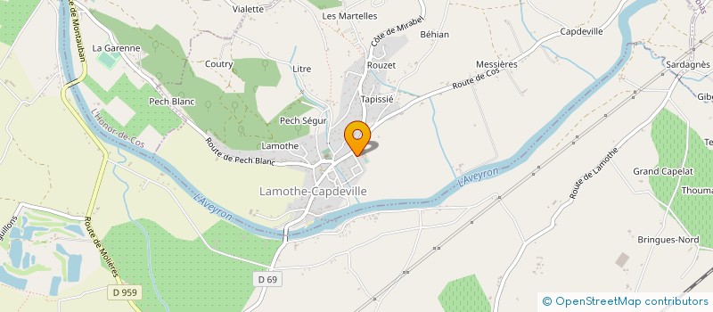 localisation de l'entreprise MONSIEUR MATHIEU COSTES à LAMOTHE-CAPDEVILLE