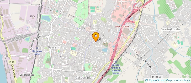 localisation de l'entreprise MONSIEUR MATHIEU COUCHE  GUJAN-MESTRAS