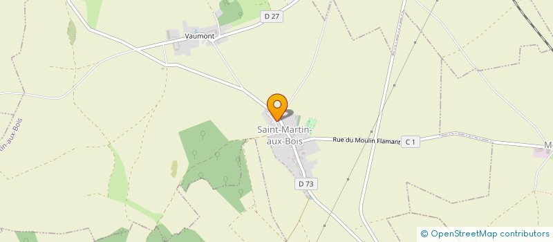 localisation de l'entreprise MONSIEUR MATHIEU COUNARD  SAINT-MARTIN-AUX-BOIS