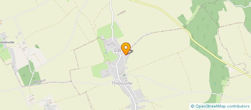 localisation de l'entreprise MONSIEUR MATHIEU COUTEL  THIBOUVILLE