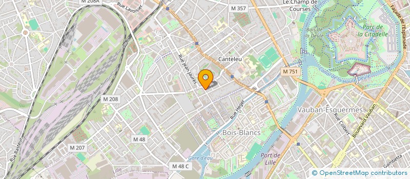localisation de l'entreprise MONSIEUR MATHIEU CRETIEN à LILLE