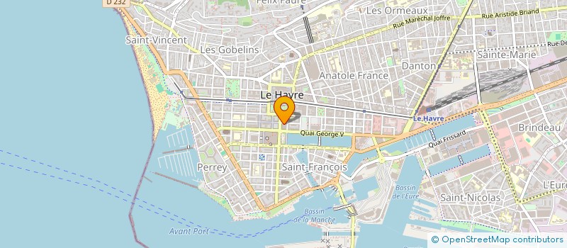 localisation de l'entreprise MONSIEUR MATHIEU CROIX  LE HAVRE