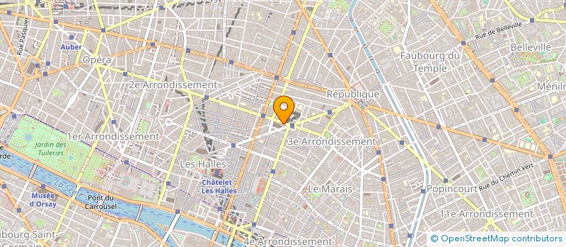 localisation de l'entreprise MONSIEUR MATHIEU CROIZET  PARIS