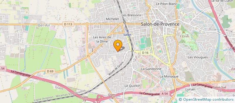 localisation de l'entreprise MONSIEUR MATHIEU CUTARELLA  SALON-DE-PROVENCE