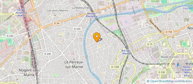 localisation de l'entreprise MONSIEUR MATHIEU CUVELIER  BRY-SUR-MARNE