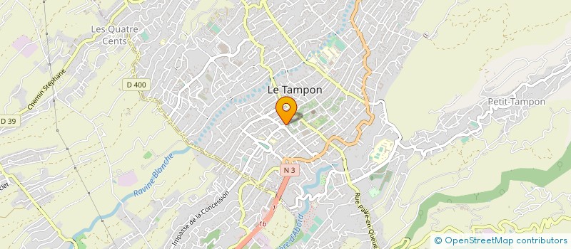 localisation de l'entreprise MONSIEUR MATHIEU CUVILLIER à LE TAMPON