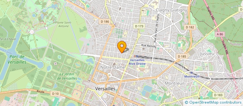 localisation de l'entreprise MONSIEUR MATHIEU CYRILLE JOUIN à VERSAILLES