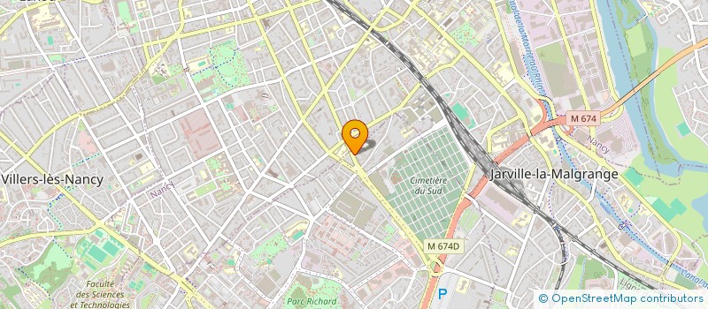 localisation de l'entreprise MONSIEUR MATHIEU DA COSTA  VANDUVRE-LES-NANCY