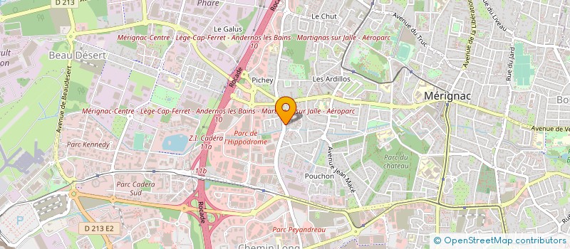 localisation de l'entreprise MONSIEUR MATHIEU DA SILVA  MERIGNAC