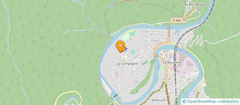 localisation de l'entreprise MONSIEUR MATHIEU DA SILVA à REVIN