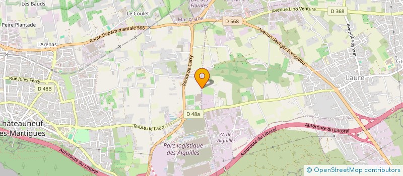 localisation de l'entreprise MONSIEUR MATHIEU DAGHENA à CHATEAUNEUF-LES-MARTIGUES