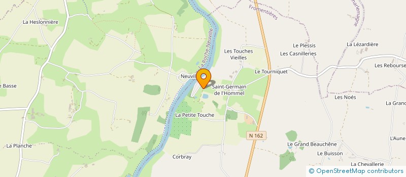 localisation de l'entreprise MONSIEUR MATHIEU DAGNEAU DE RICHECOUR à FROMENTIERES