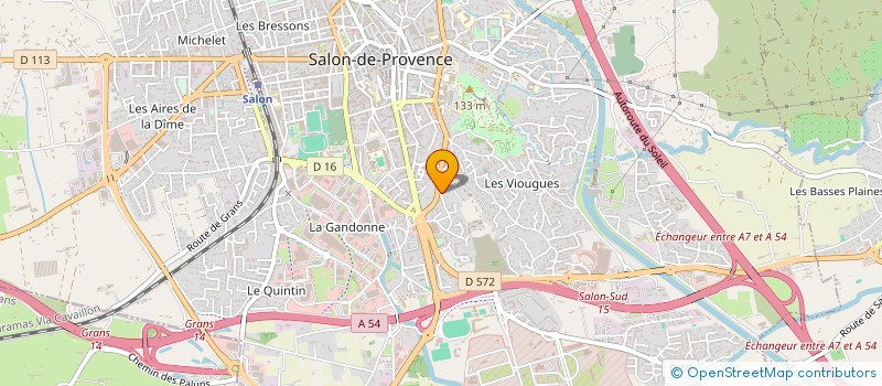 localisation de l'entreprise MONSIEUR MATHIEU DALI  SALON-DE-PROVENCE