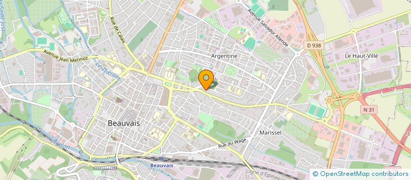 localisation de l'entreprise MONSIEUR MATHIEU DALONGEVILLE  BEAUVAIS