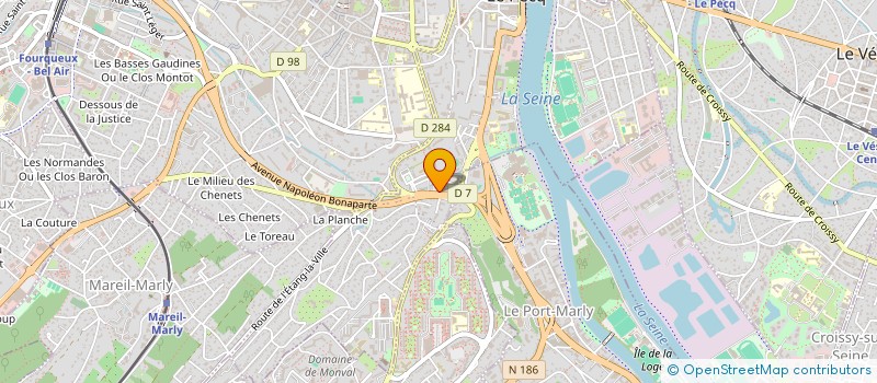 localisation de l'entreprise MONSIEUR MATHIEU DANKAM à LE PECQ
