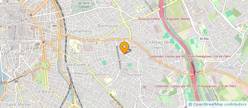 localisation de l'entreprise MONSIEUR MATHIEU DAUDE à TOULOUSE