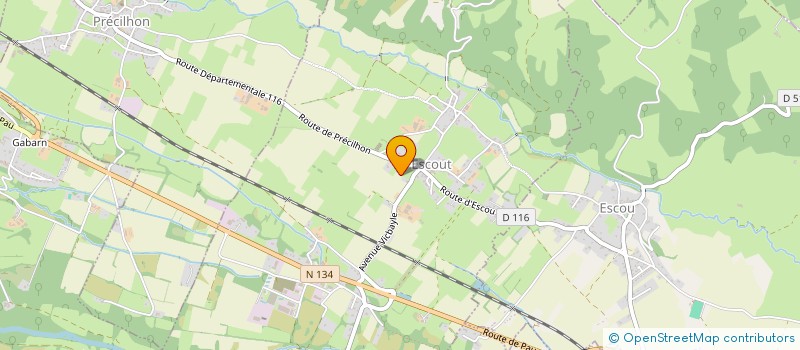 localisation de l'entreprise MONSIEUR MATHIEU DAVANCENS  ESCOUT