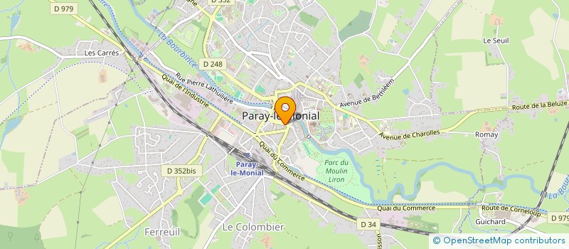 localisation de l'entreprise MONSIEUR MATHIEU DAZY à PARAY-LE-MONIAL