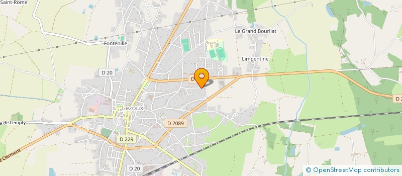 localisation de l'entreprise MONSIEUR MATHIEU DE ARAUJO  LEZOUX