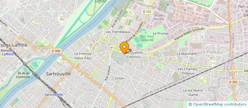 localisation de l'entreprise MONSIEUR MATHIEU DE FARIA BARBOSA à SARTROUVILLE