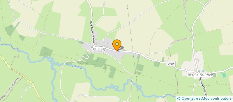 localisation de l'entreprise MONSIEUR MATHIEU DE MAISTRE  TOUCHAY