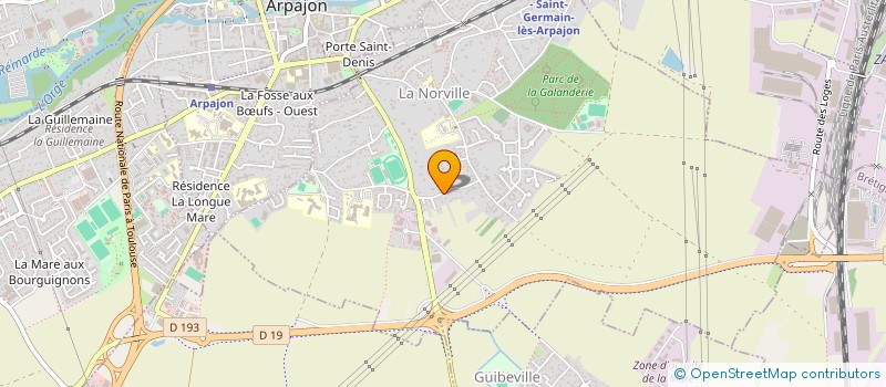 localisation de l'entreprise MONSIEUR MATHIEU DE MICHIEL  LA NORVILLE