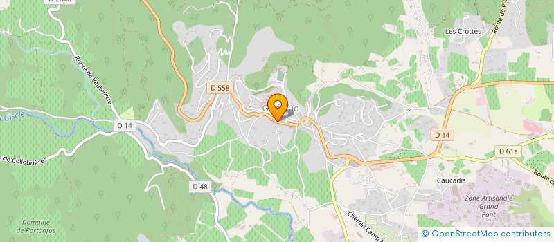 localisation de l'entreprise MONSIEUR MATHIEU DEBUSSCHERE  GRIMAUD