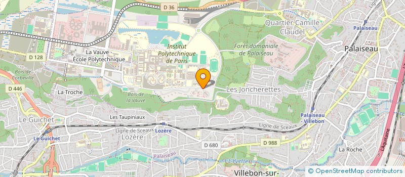 localisation de l'entreprise MONSIEUR MATHIEU DECLARON à PALAISEAU
