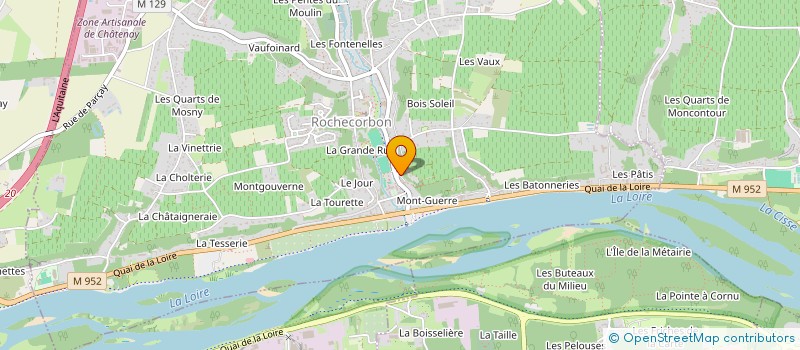 localisation de l'entreprise MONSIEUR MATHIEU DECLERCK-DESBOIS  ROCHECORBON