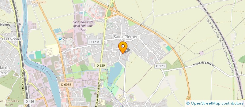 localisation de l'entreprise MONSIEUR MATHIEU DEGARDIN  SAINT-CLEMENT