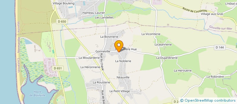localisation de l'entreprise MONSIEUR MATHIEU DELACOUR à BLAINVILLE-SUR-MER