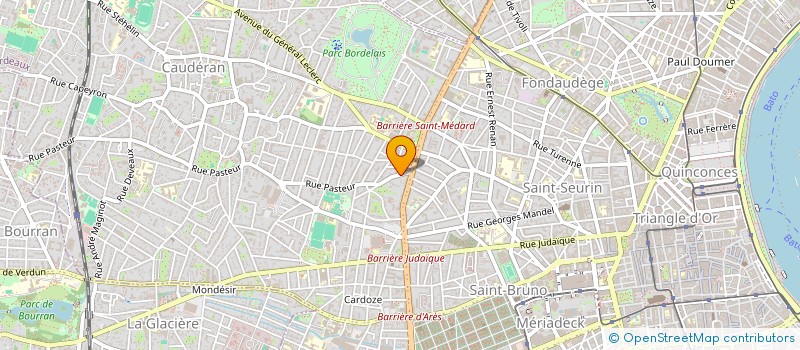 localisation de l'entreprise MONSIEUR MATHIEU DELAFONTAINE à BORDEAUX