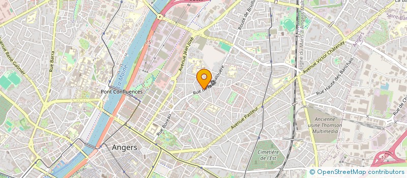 localisation de l'entreprise MONSIEUR MATHIEU DELALLE à ANGERS
