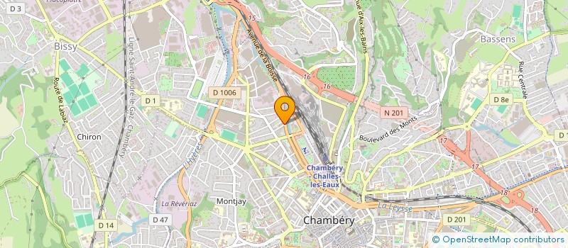 localisation de l'entreprise MONSIEUR MATHIEU DELANGLE à CHAMBERY