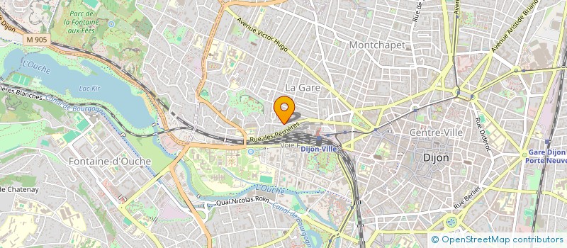 localisation de l'entreprise MONSIEUR MATHIEU DELAPLACE à DIJON