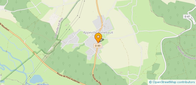 localisation de l'entreprise MONSIEUR MATHIEU DELARUE  APPEVILLE-ANNEBAULT