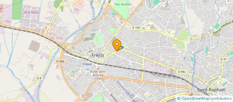 localisation de l'entreprise MONSIEUR MATHIEU DELAS à FREJUS