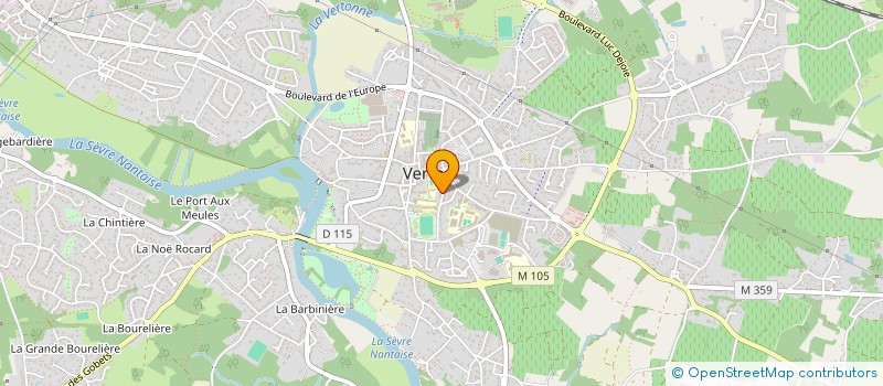localisation de l'entreprise MONSIEUR MATHIEU DELAVENNE à VERTOU