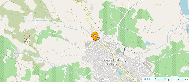 localisation de l'entreprise MONSIEUR MATHIEU DELBARCO  CAZOULS-LES-BEZIERS